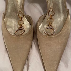 Stuart Weitzman Champagne Pump 9M